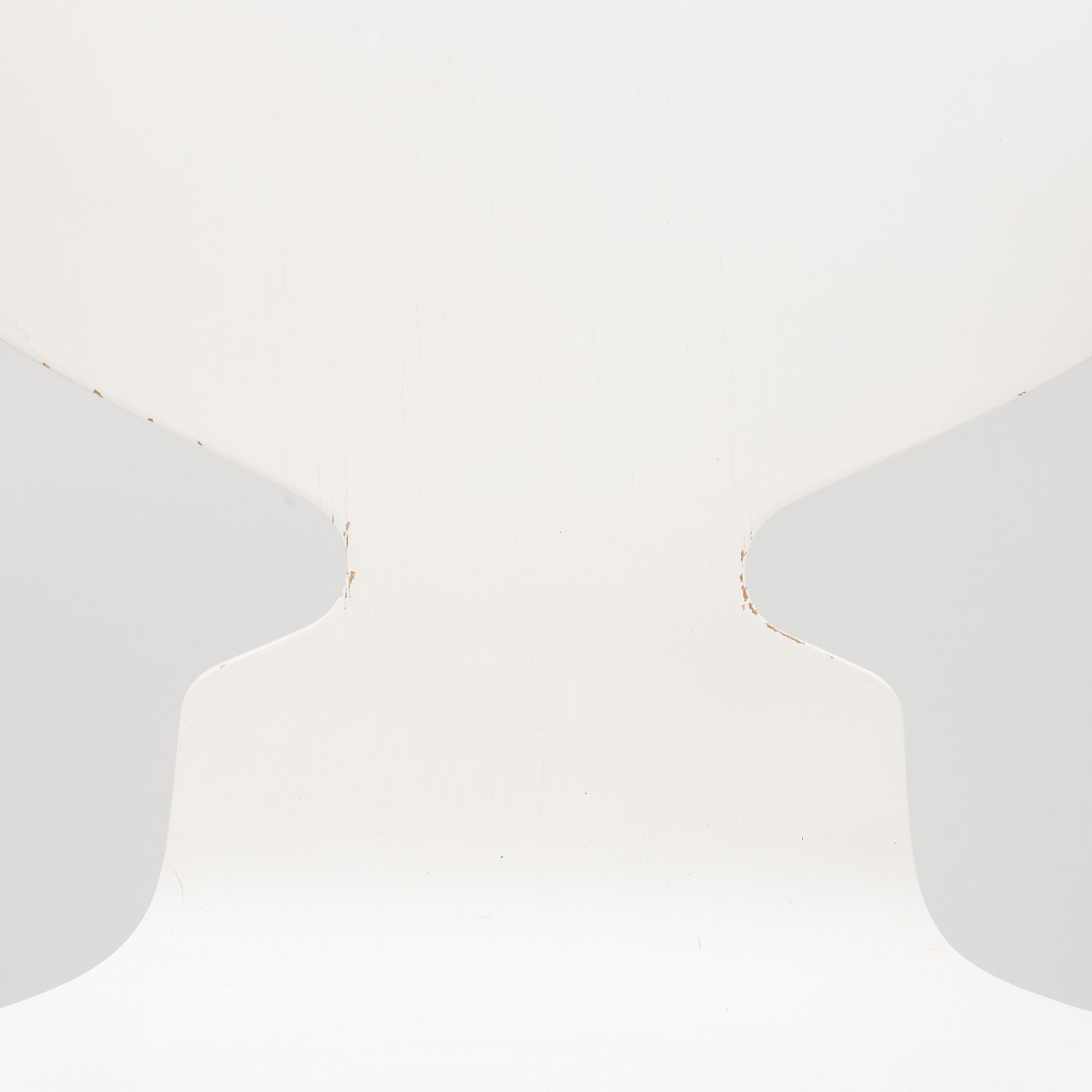 Arne Jacobsen, chairs, 6 pcs, "The Ant", Fritz Hansen, Denmark, 2004.