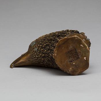 SKULPTUR, brons, Kina, 1900/2000-tal.
