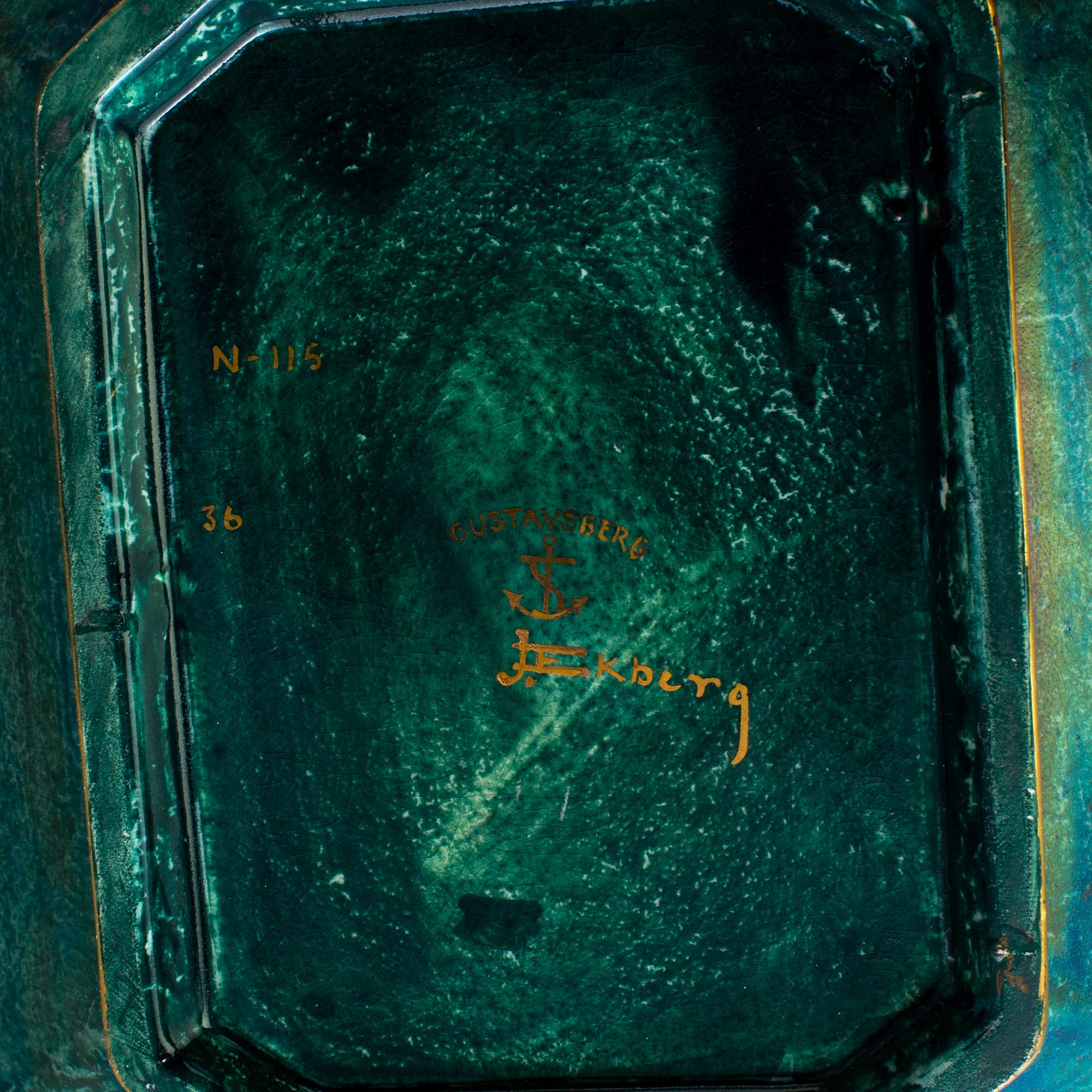 Two ceramic bowls by Josef Ekberg, Gustavsberg.