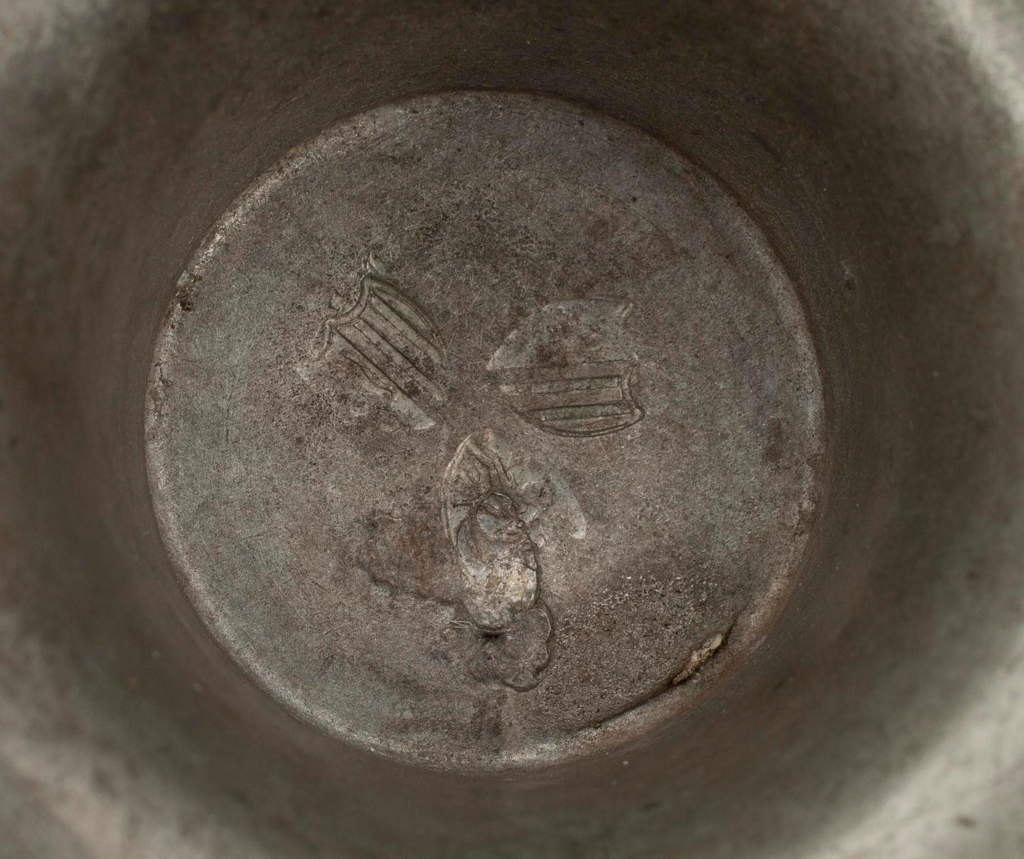 LJUSSTAKAR, ett par, tenn, 1800-talets första hälft.