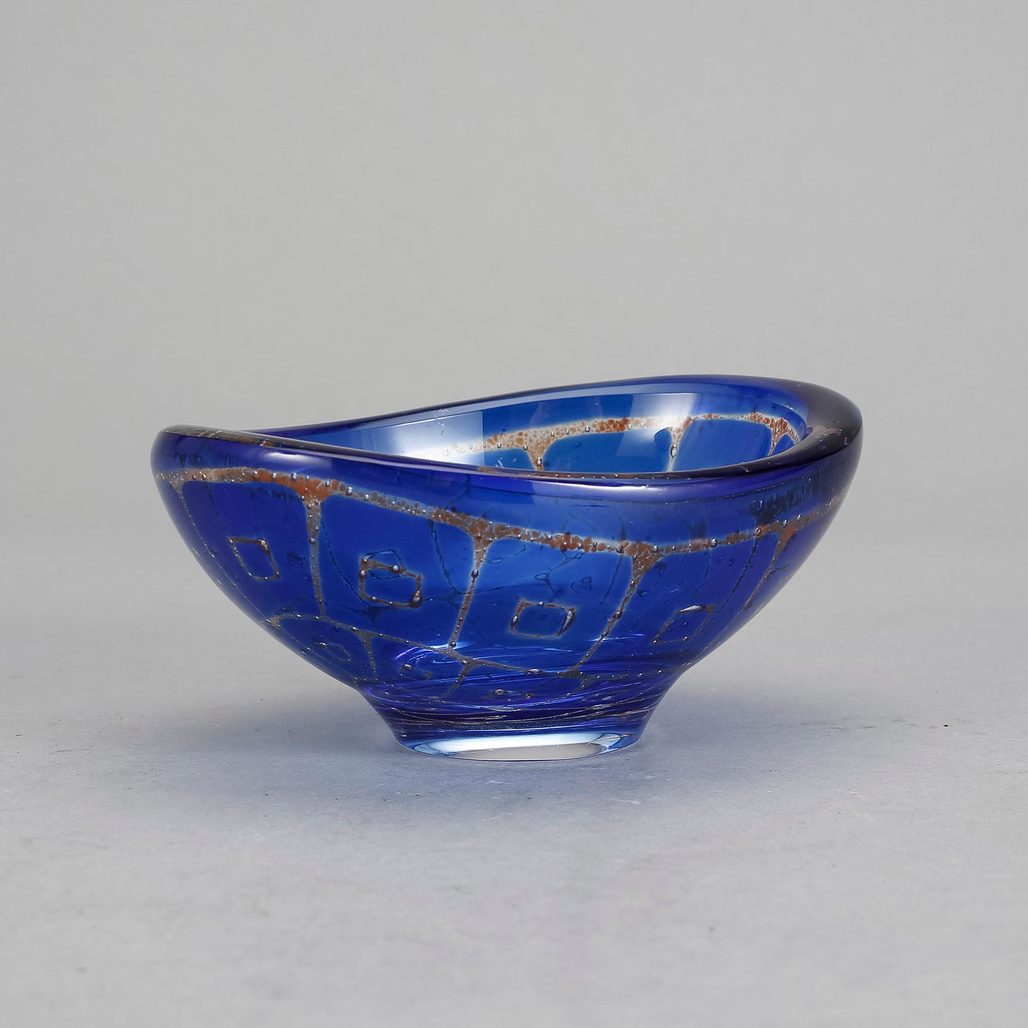 SKÅL, glas, "Ravenna", Sven Palmqvist. Orrefors 1975.
