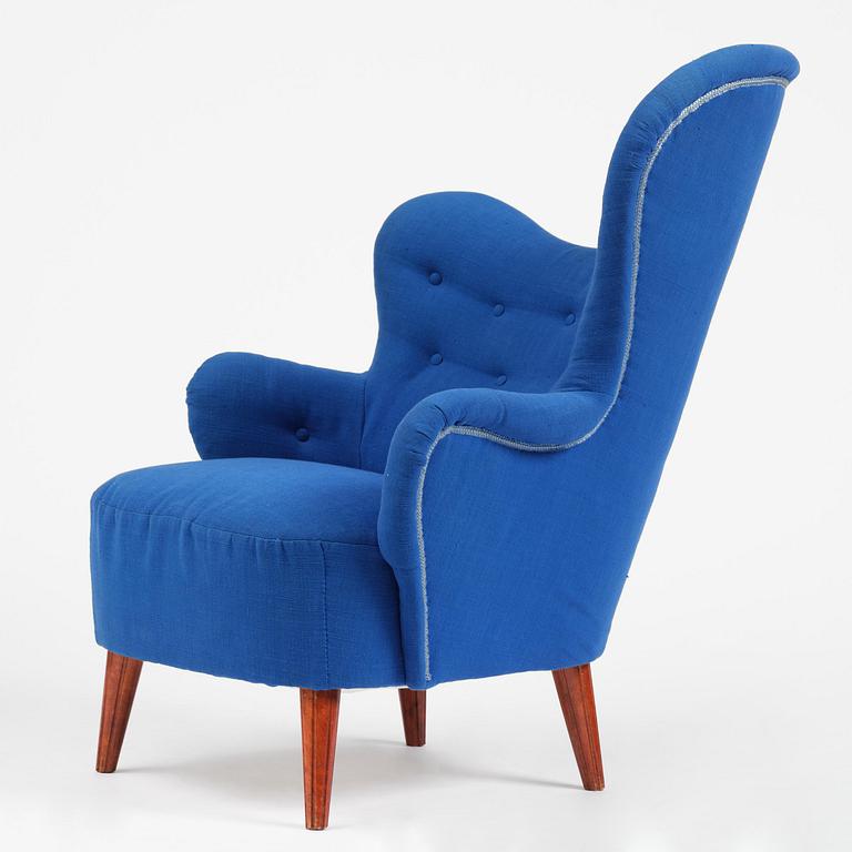 S. M. Wincrantz Möbelindustri, fåtölj, Swedish Modern, Skövde, 1940-50-tal.