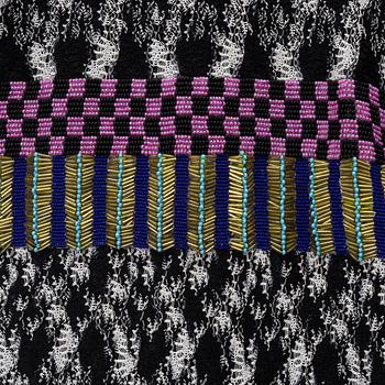 Missoni, a pearl embroidered dress, size 38.