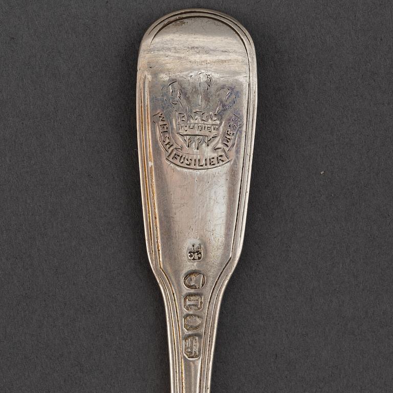 Bestick, 53 st, silver, England och Irland, 1700-1800-tal.