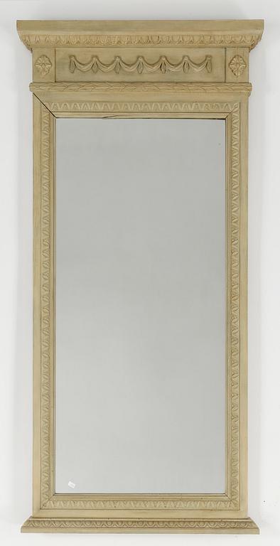 SPEGEL och KONSOLBORD, gustaviansk stil, 1900-tal.