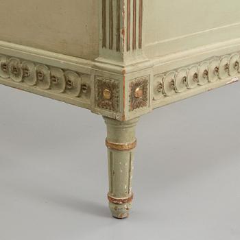 A late 18th century Gustavian bed.