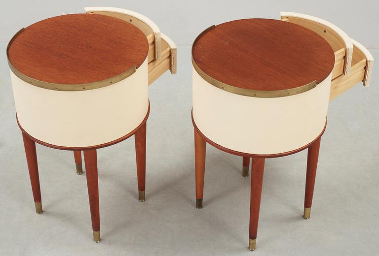 SÄNGBORD, ett par, 1940/50-tal.