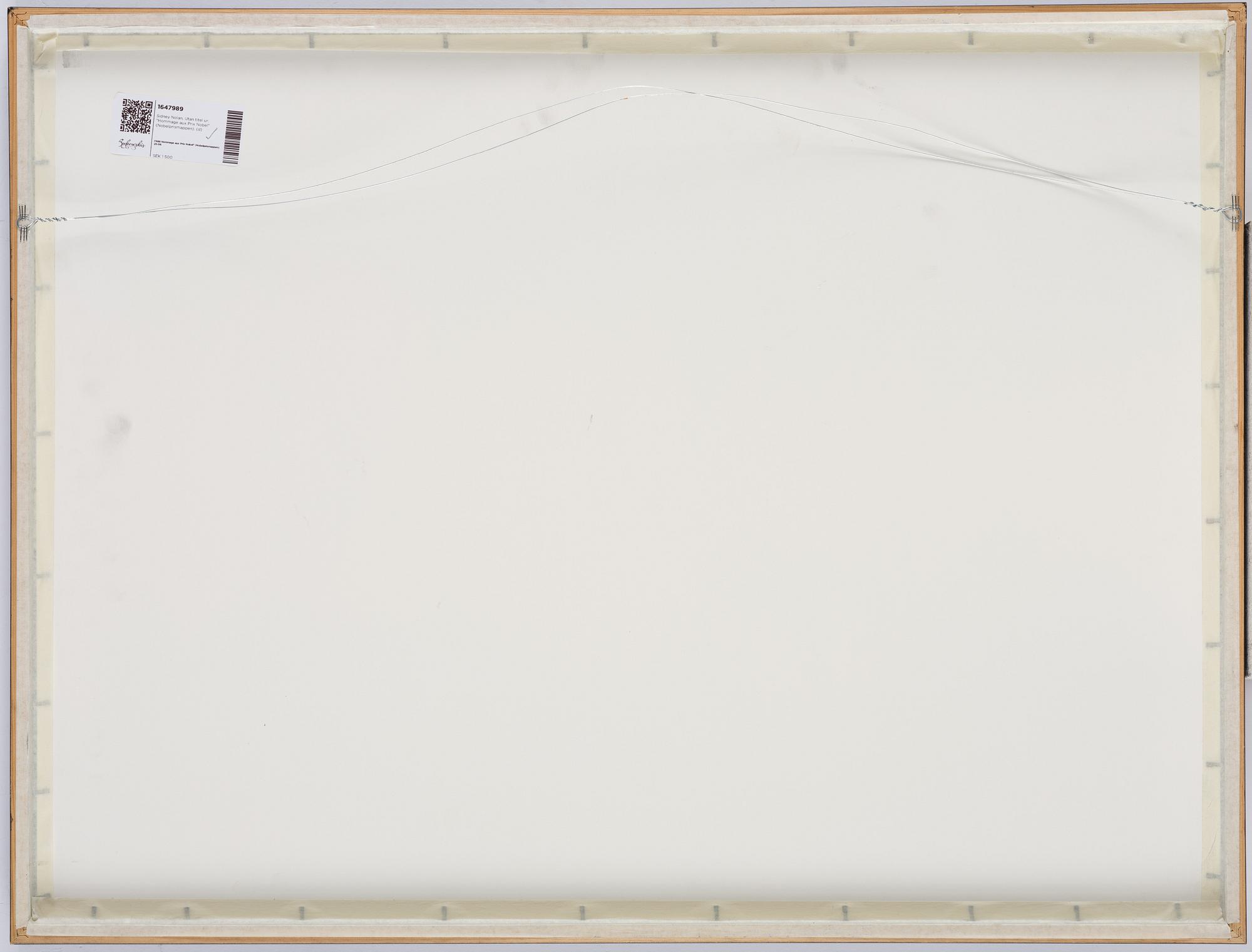 Sidney Nolan, Untitled from: "Hommage aux Prix Nobel" (The Nobel Prize Portfolio).