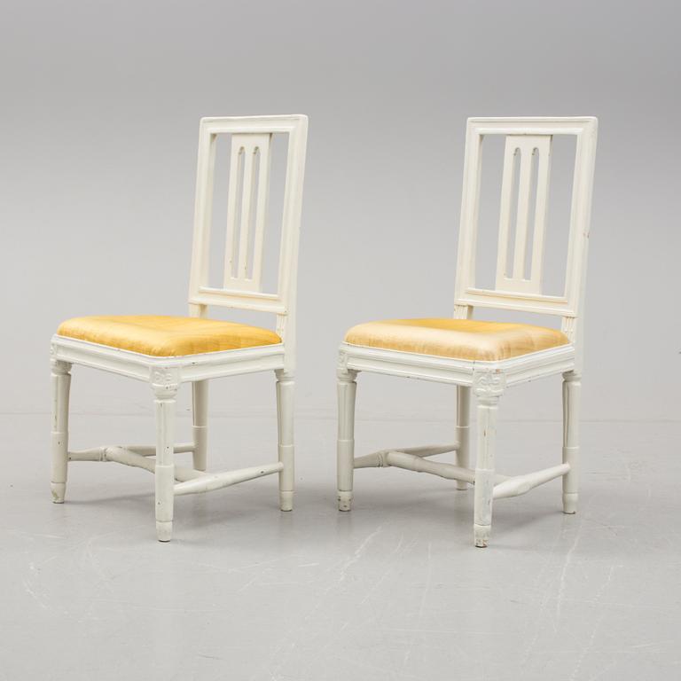 STOLAR, ett par. Gustavianska provinsarbeten, 1800-talets början.