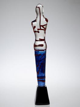 A James Coignard glass sculpture, Berengo Fine Arts, Murano, Italy.