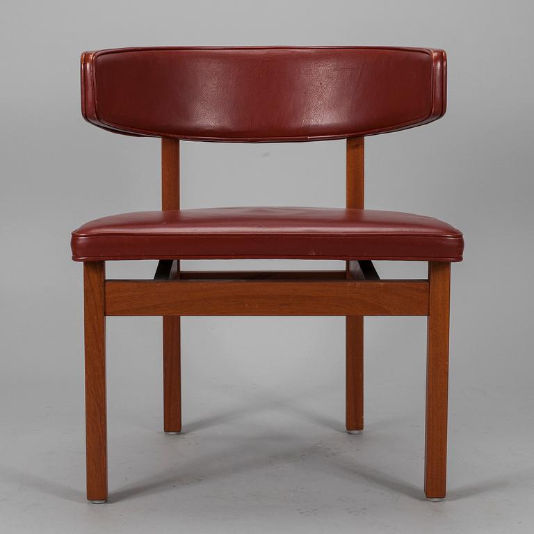 STOL, modell 3245, design Börge Mogensen, Fredericia Stolefabrik, Danmark 1960-tal.