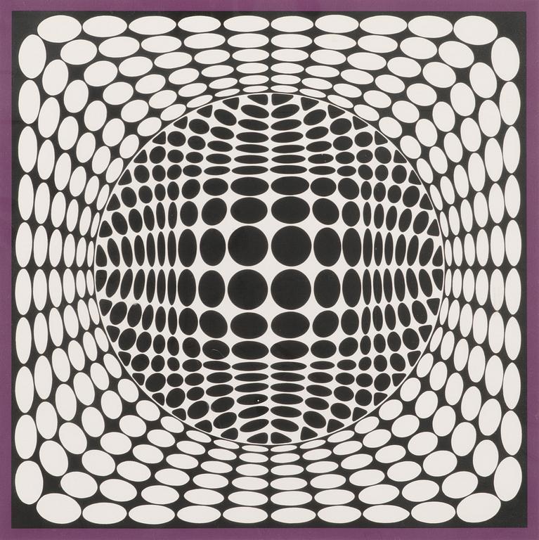 Victor Vasarely, silkscreen, signed and numbered 19/100.