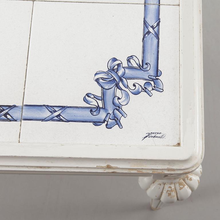SATSBORD, 3 delar, gustaviansk stil, 1900-talets mitt.