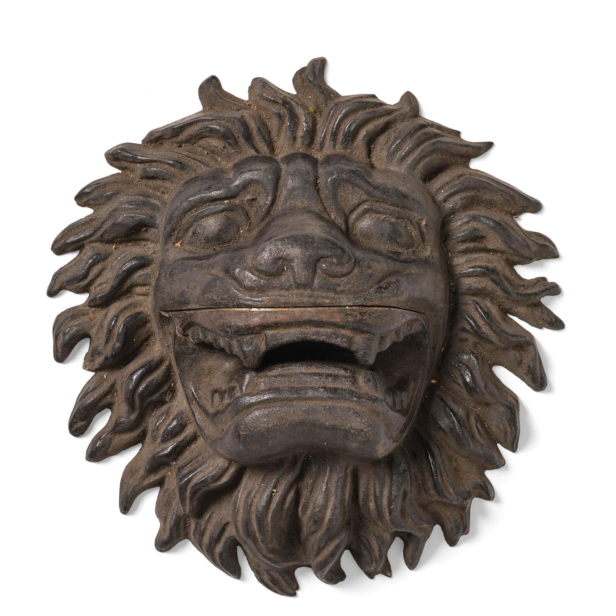 Anna Petrus, a cast iron mascaron, Näfveqvarns bruk, Swedish Grace.