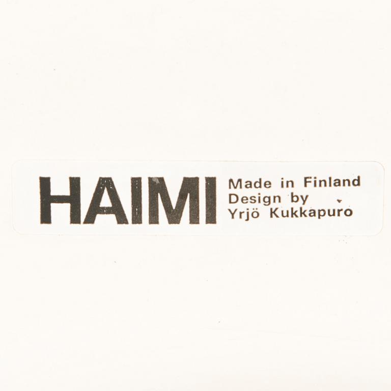 YRJÖ KUKKAPURO, fåtölj modell 418, Haimi 1960-talets slut.