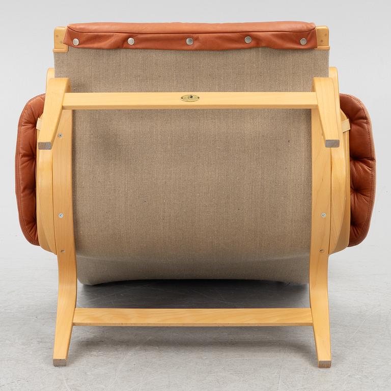 Bruno Mathsson, an armchair, "Pernilla", DUX, second half of the 20th century.