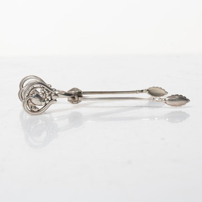 Georg Jensen, sockertång, "Magnolia", sterlingsilver, Danmark.