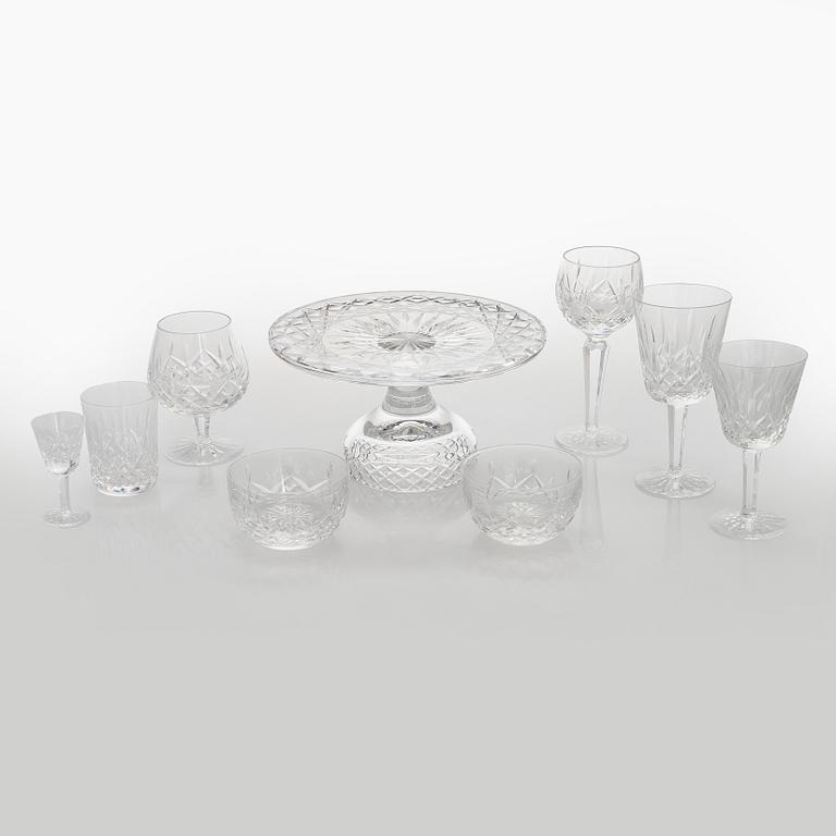 Glass set, crystal, Waterford 1960s/1970s.