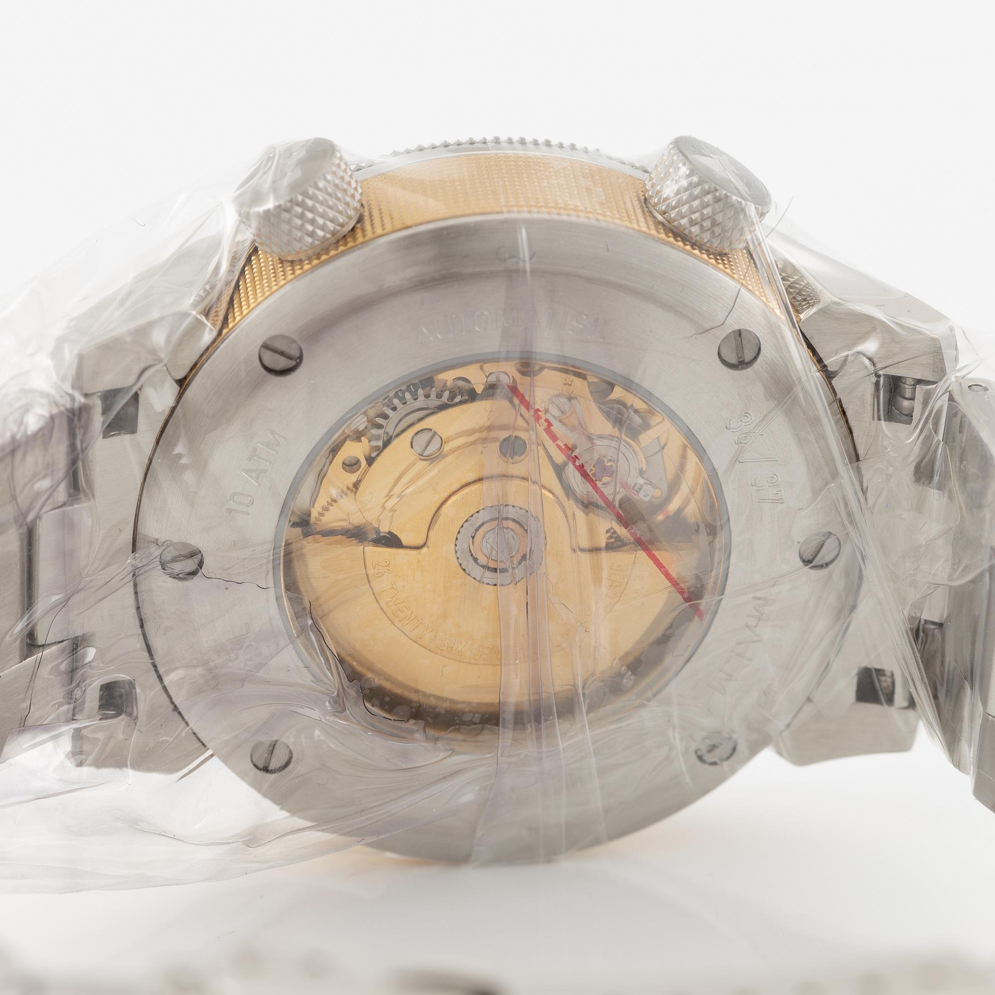 Malm, Air Wolf Viggen, armbandsur, 40 mm.