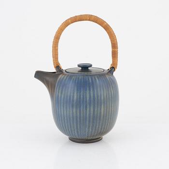 Berndt Friberg, tekanna, stengods, Gustavsbergs studio 1960.