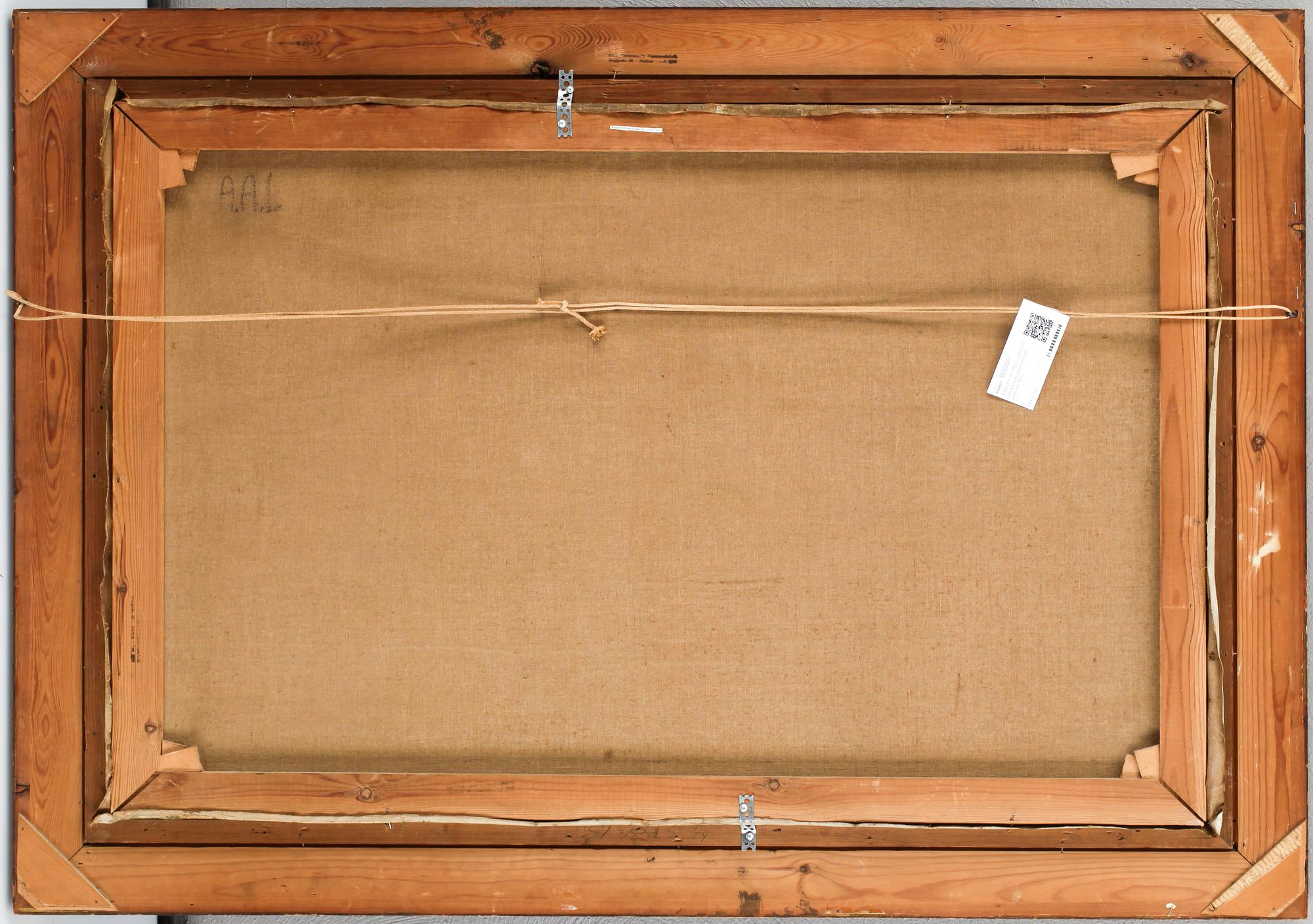 ADOLPH ALFRED LARSEN, olja på duk, signerad och daterad 1914.