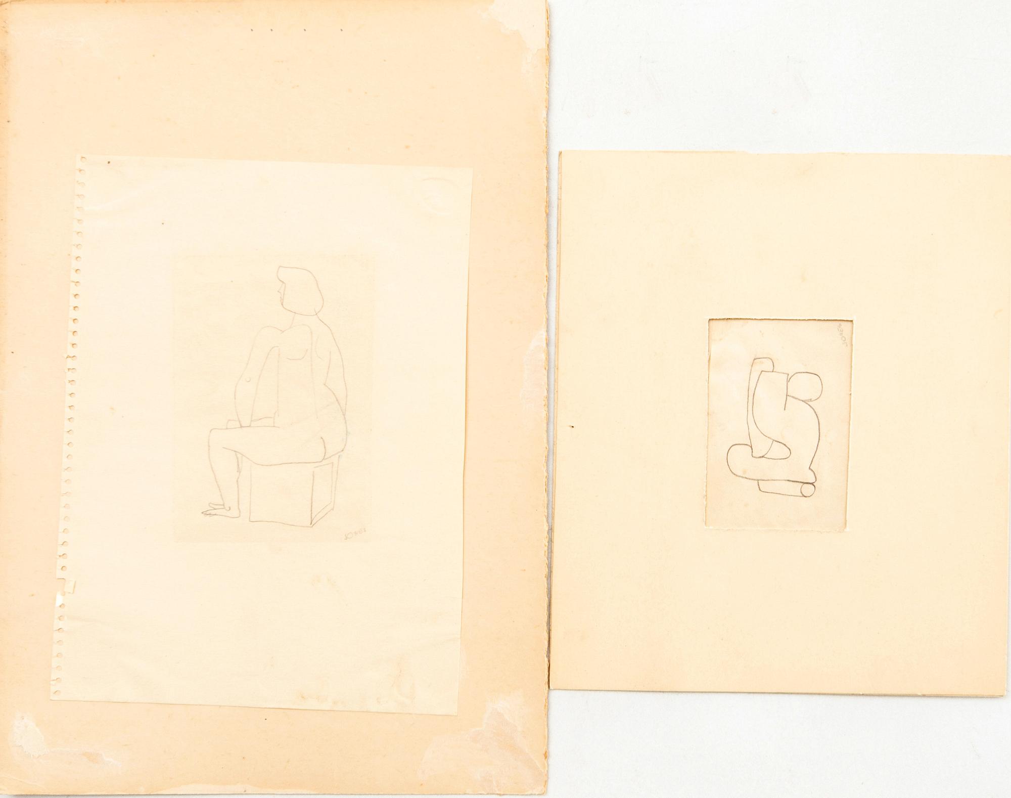 Arne Jones, Skisser 2 st.