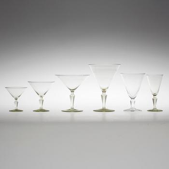 GLASSERVIS, 93 delar, 1900-tal.