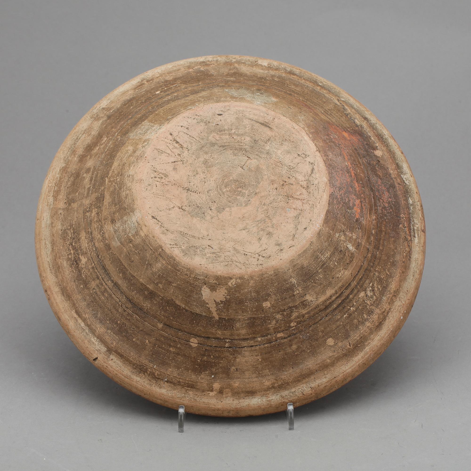 SKÅLFAT, lergods, allmoge, 1800-tal.