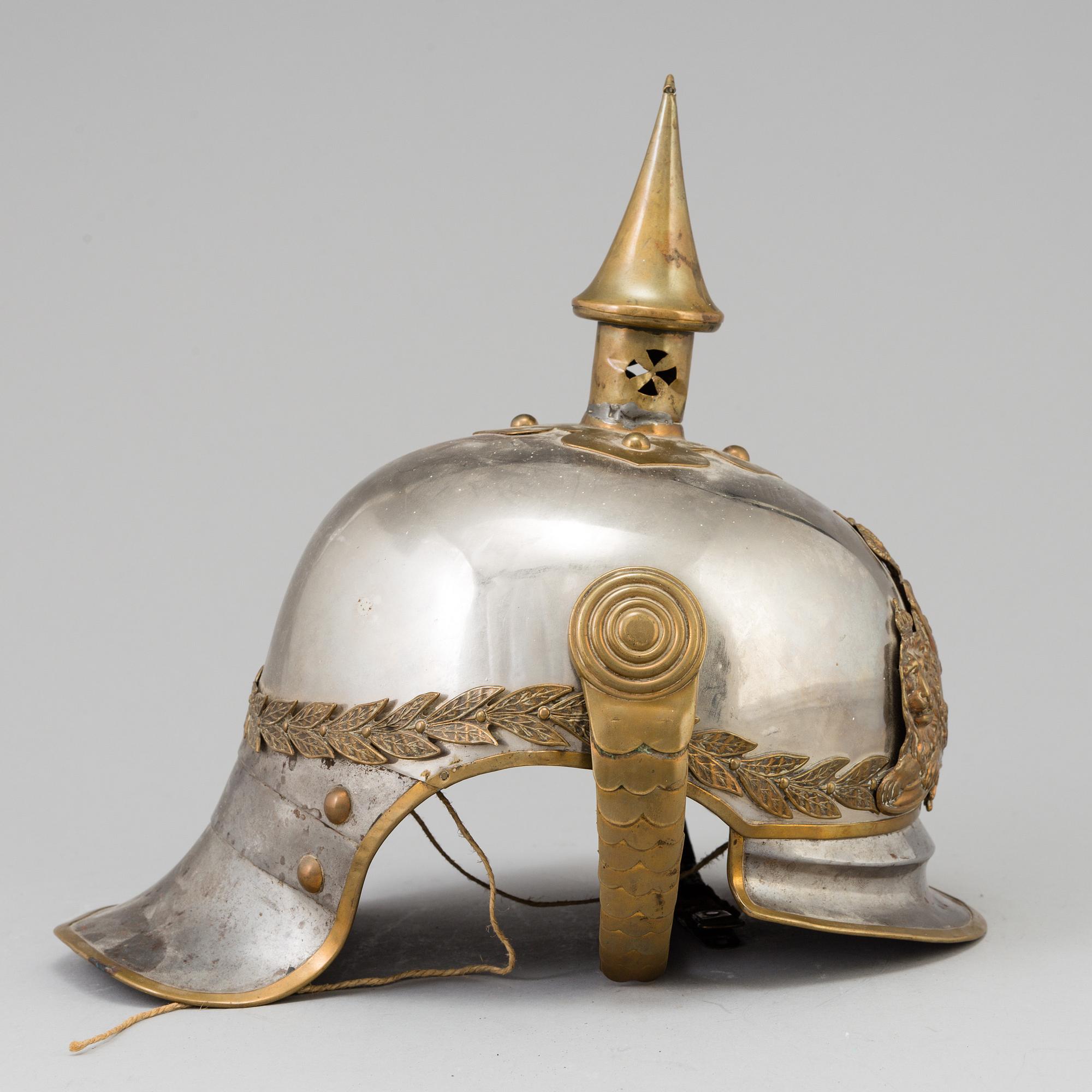 A Swedish Royal cavalry helmet  m/1879-1900-1928, early 20th century.