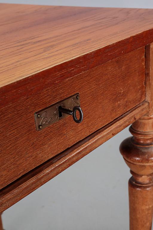 A renaissance style desk, late 19th century.