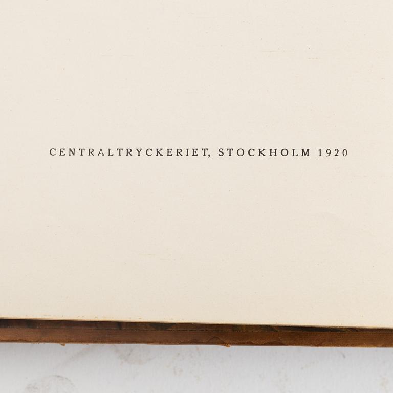 Gustaf Lind, bokverk, "Svensk frukt", Centraltryckeriet, Stockholm 1920-24.