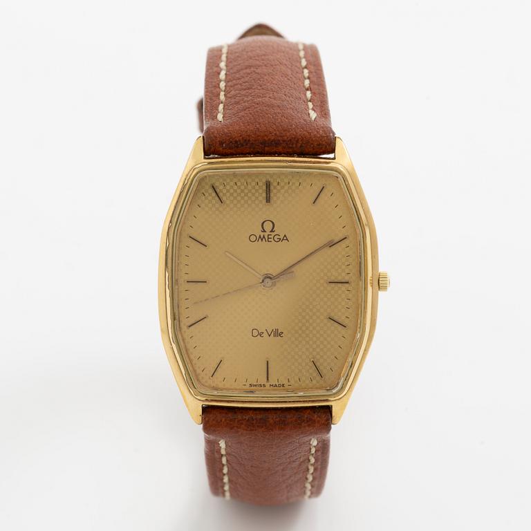 Omega, De Ville, wristwatch, 27.5 mm.