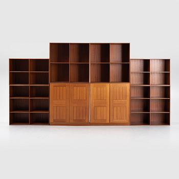 Mogens Koch, "Byggereolen" Cabinets and Shelves, Rud Rasmussens Snedkerier. Denmark, second half of the 20th century.