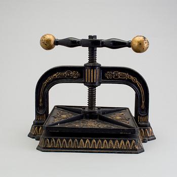 VÄXTPRESS, gjutjärn, omkring år 1900.