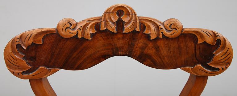STOLAR, 4 st, Biedermeyer, 1800-talets andra hälft.