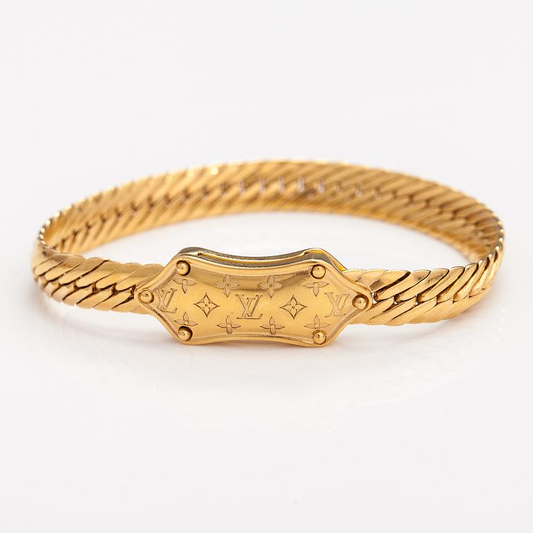 Louis Vuitton, "Nanogram" bracelet. Marked Louis Vuitton Paris, Italy.