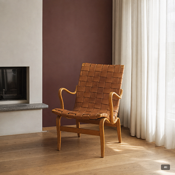 Bruno Mathsson, an 'Eva' armchair, Karl Mathsson, 1965.