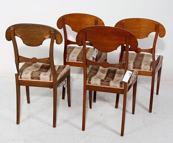 STOLAR, 4 st, Karl Johan-stil, tidigt 1900-tal.