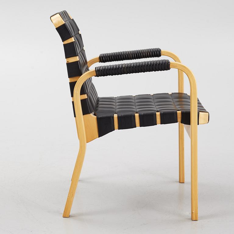 Alvar Aalto, a model 45 armchair, Artek, Finland, end of the 20th century.