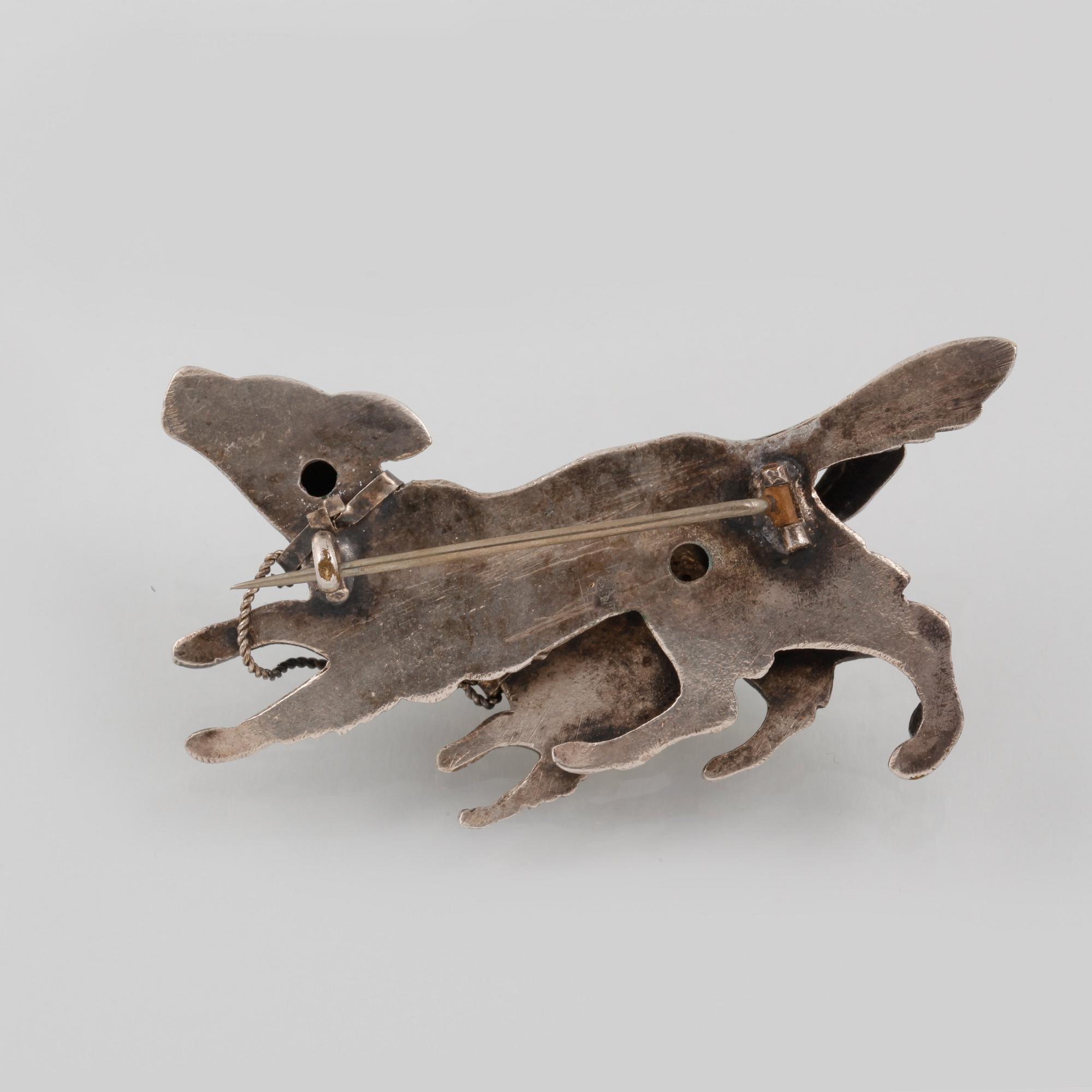 BROSCH, silver. Vikt 17,6 gram.