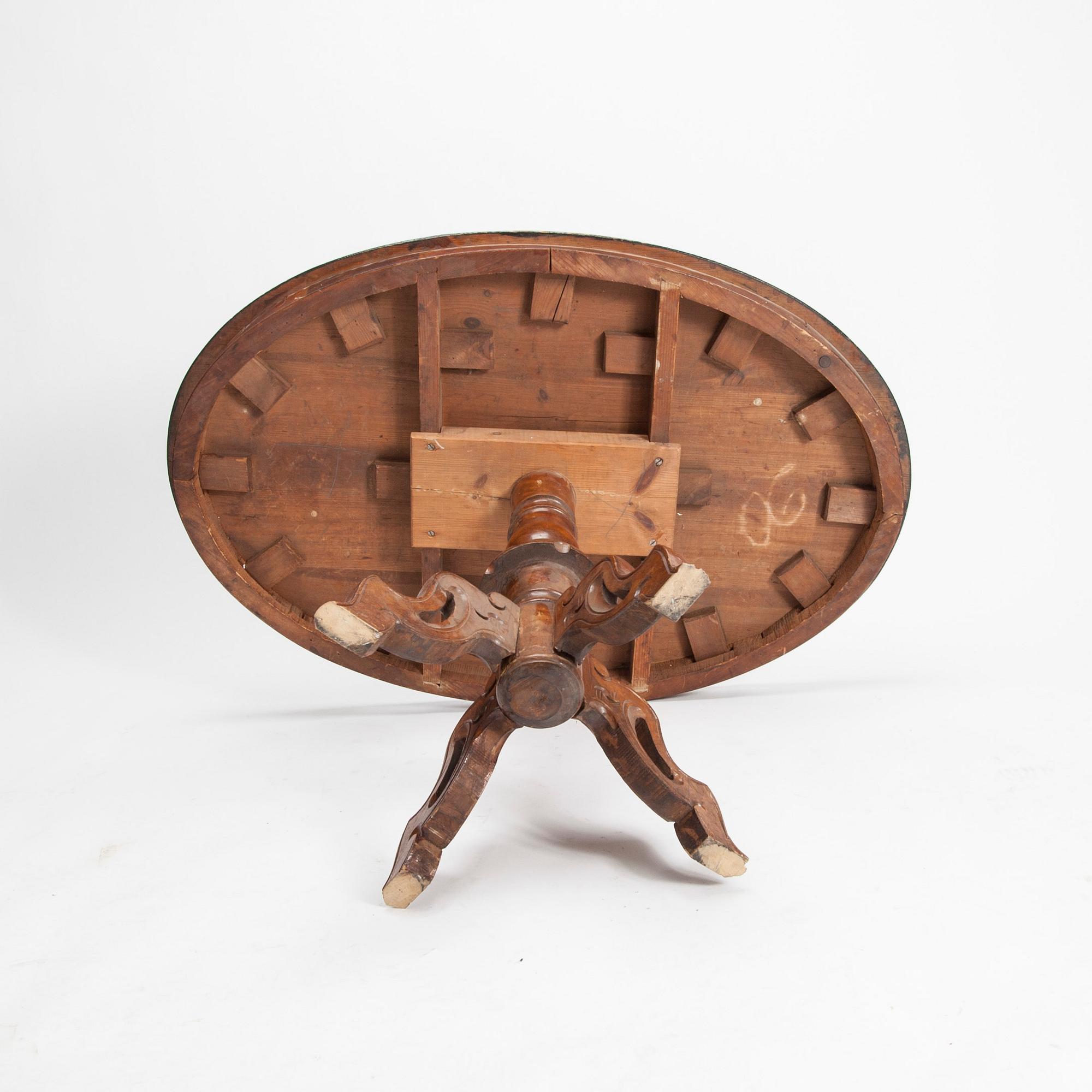 BORD, rokokostil, 1800-talets slut.