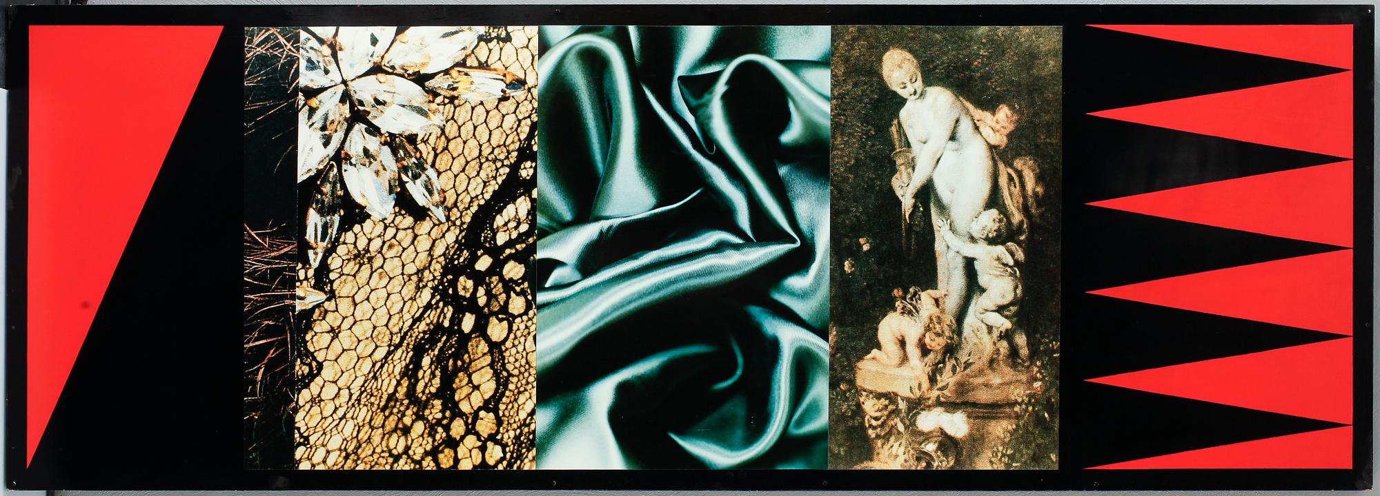 MAYA EIZIN ÖIJER, blandteknik, signerad och daterad -88 á tergo.