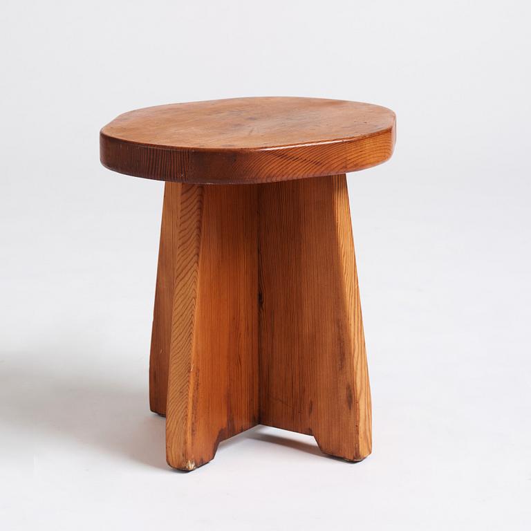 David Rosén, a pine "Berga" stool, Nordiska Kompaniet, Sweden 1930-40's.