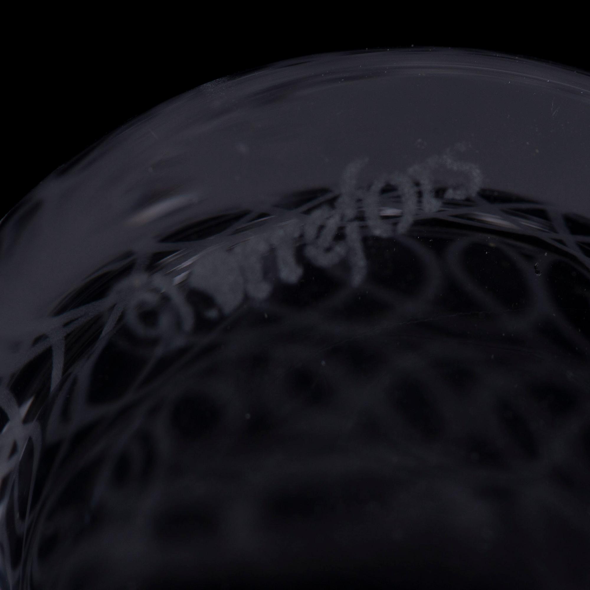 INGEGERD RÅMAN, glas, 6 delar, Orrefors, 2000-tal.