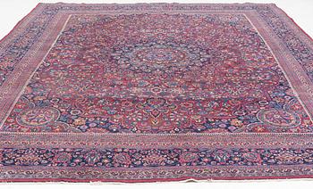 A Meshed carpet, c. 405 x 320 cm.