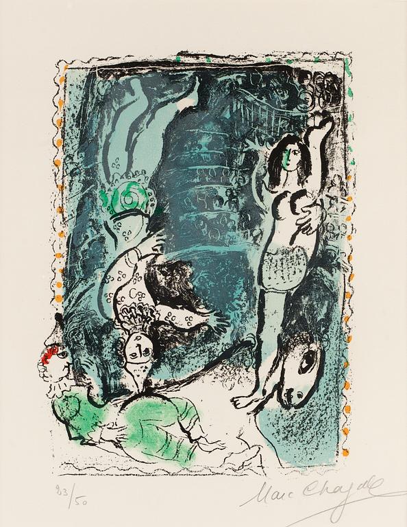 Marc Chagall, "La pirouette bleue".