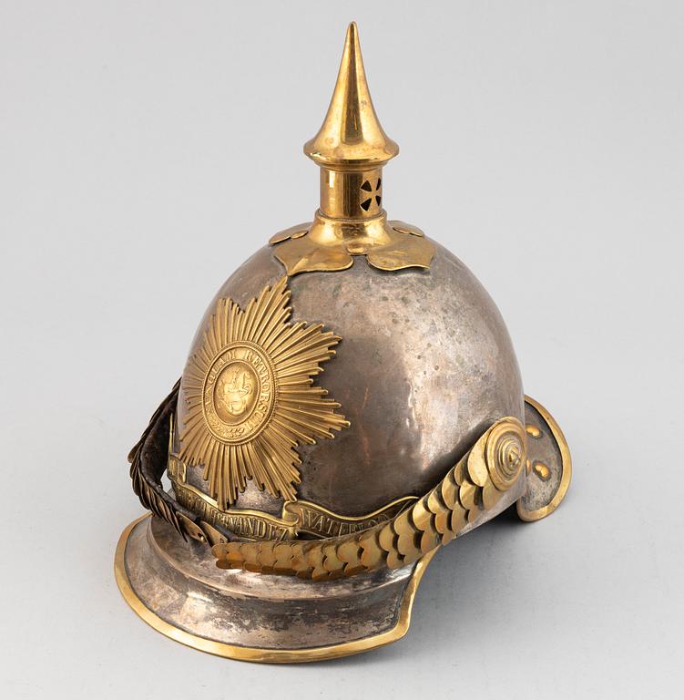 A Hanover 1846 pattern  Kurassier helmet.