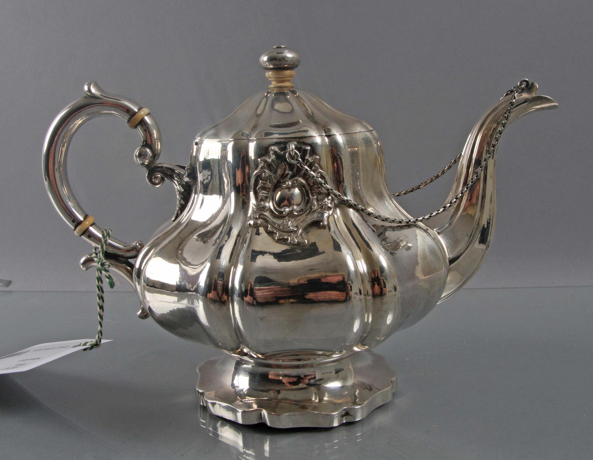 TEKANNA, silver. Wiberg, Moskva 1848.