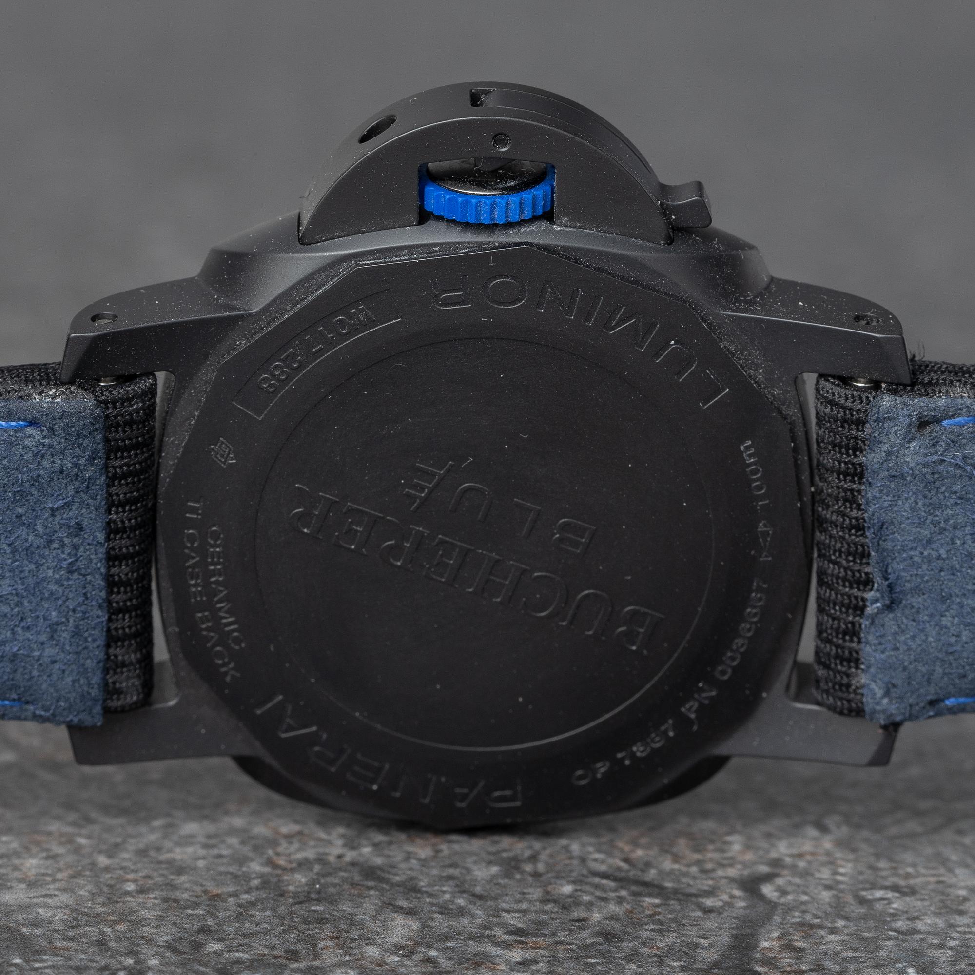 Panerai, Luminor GMT, “Bucherer Blue”, " "one of 288"", ca 2021.