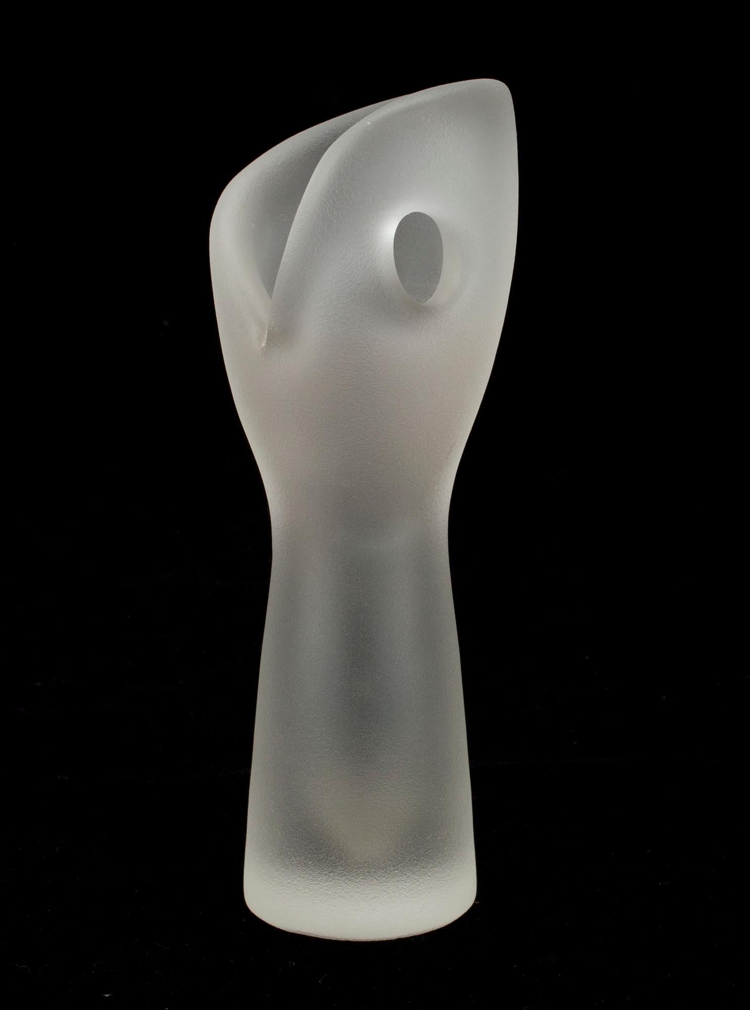 MALJAKKO, lasia, "Hiidennyrkki", signeerattu Timo Sarpaneva, Iittala. 1952-1960.
